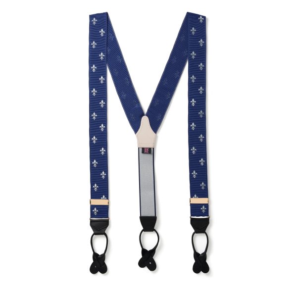 Fleur De Lis- Navy For Discount