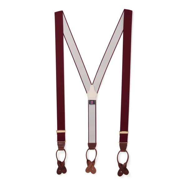 Elastic - Burgundy Cheap