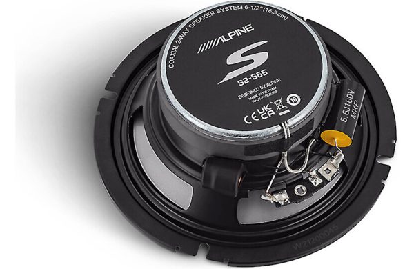 Alpine S2-S65 6-1 2  Coaxial 2-Way Speaker Set For Cheap