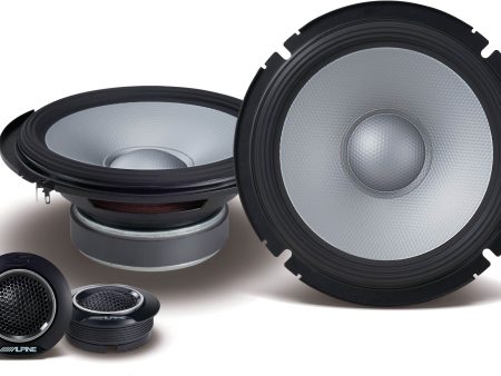 Alpine S2-S65C 6-1 2  Component 2-Way Speaker Set Online now