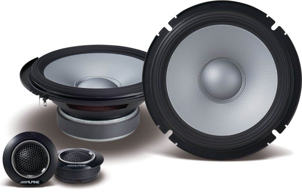 Alpine S2-S65C 6-1 2  Component 2-Way Speaker Set Online now