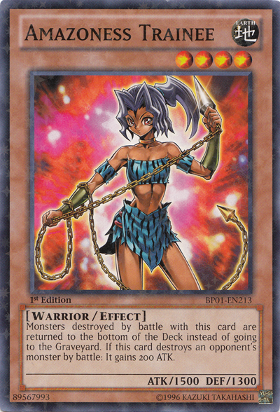 Amazoness Trainee [BP01-EN213] Starfoil Rare Supply