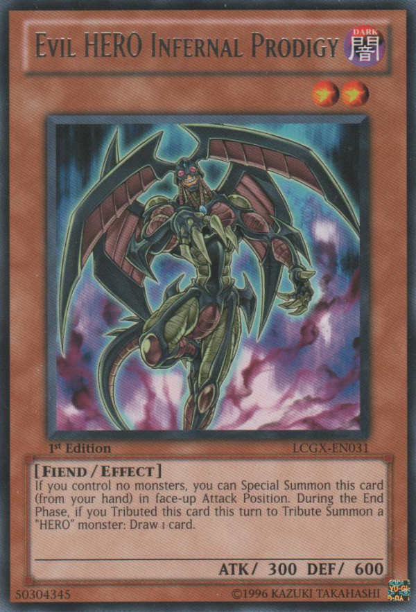 Evil HERO Infernal Prodigy [LCGX-EN031] Rare For Cheap