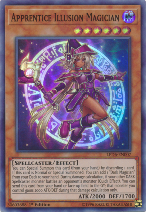 Apprentice Illusion Magician [LED6-EN007] Super Rare Cheap