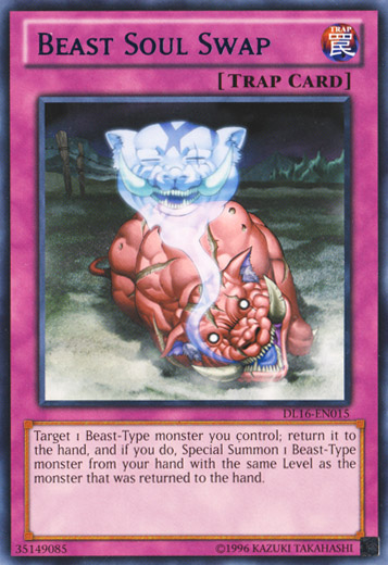 Beast Soul Swap (Blue) [DL16-EN015] Rare For Sale