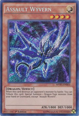 Assault Wyvern [MVP1-ENS03] Secret Rare Fashion