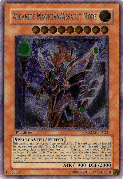 Arcanite Magician Assault Mode [CRMS-EN021] Ultimate Rare Supply