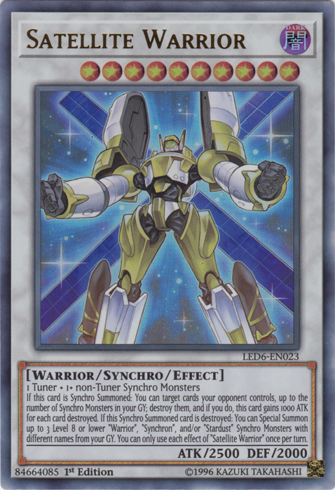 Satellite Warrior [LED6-EN023] Ultra Rare For Cheap