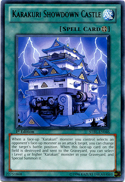 Karakuri Showdown Castle [STBL-EN046] Rare on Sale