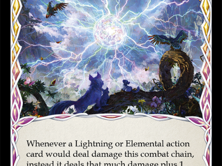 Ball Lightning (Yellow) [ELE187] (Tales of Aria)  1st Edition Rainbow Foil Supply