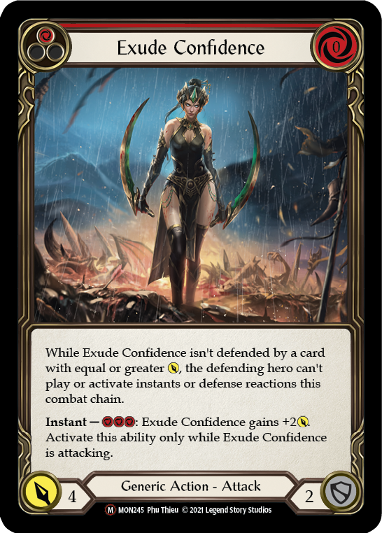 Exude Confidence [U-MON245-RF] Unlimited Rainbow Foil Sale