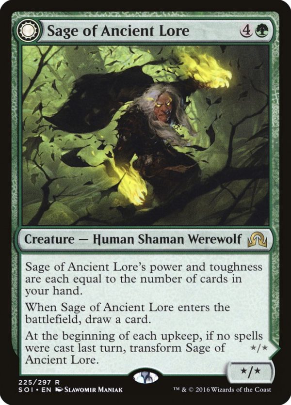 Sage of Ancient Lore    Werewolf of Ancient Hunger [Shadows over Innistrad] Discount