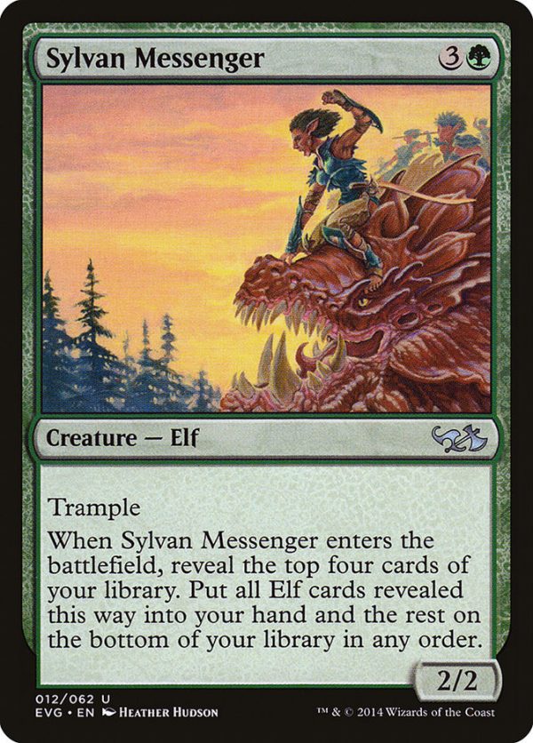 Sylvan Messenger (Elves vs. Goblins) [Duel Decks Anthology] Fashion