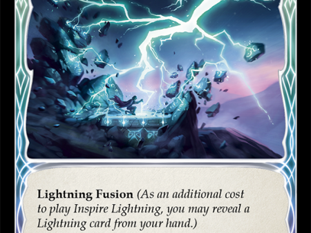 Inspire Lightning (Yellow) [ELE089] (Tales of Aria)  1st Edition Rainbow Foil on Sale