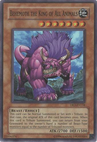 Behemoth the King of All Animals [DR3-EN134] Super Rare Discount