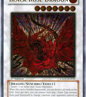 Black Rose Dragon (UTR) [CSOC-EN039] Ultimate Rare Online Sale