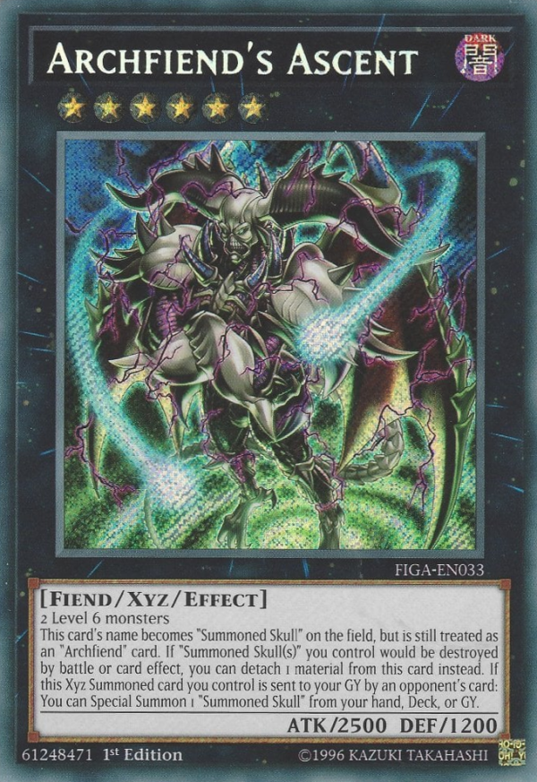 Archfiend s Ascent [FIGA-EN033] Secret Rare Discount