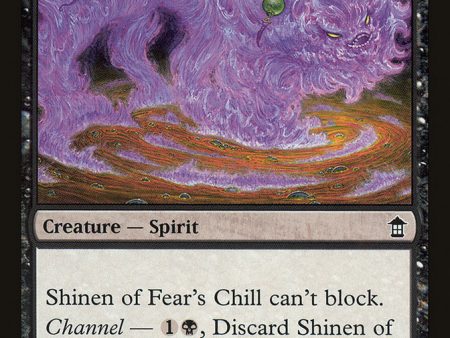 Shinen of Fear s Chill [Saviors of Kamigawa] For Discount