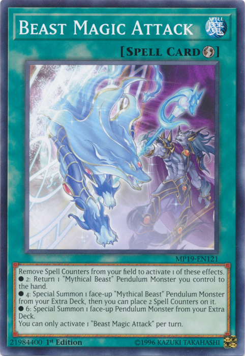 Beast Magic Attack [MP19-EN121] Common For Cheap